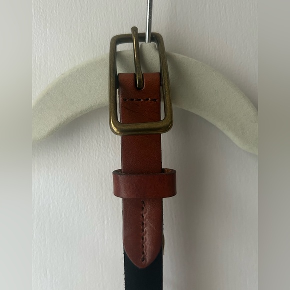 Lands’ End Black Suede Belt - Picture 4 of 16